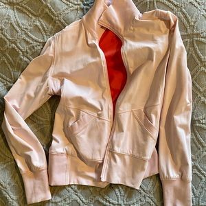 Reversible lululemon pink / salmon jacket
